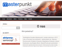 Tablet Screenshot of masterpunkt.com